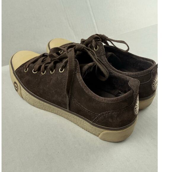 UGG Evera Brown Suede Low Top Lace Up Sneakers - Size 5.5 - Picture 5 of 12